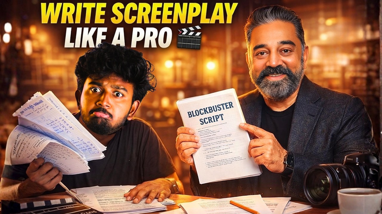 How to Write Screenplay Like a Pro 🎬 | Filmmaking Storytelling Secrets | Tamil