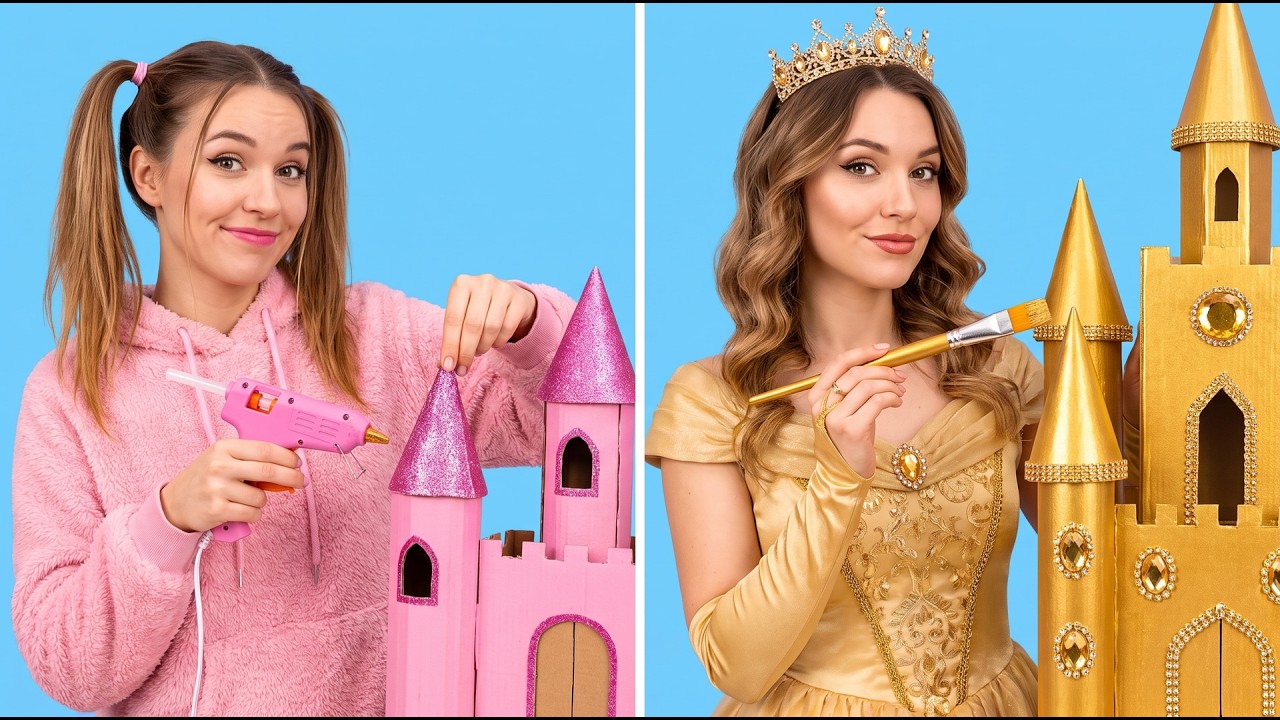 ДОМАШНИЙ БАТТЛ! 😱🏠 Простые DIY против ЭФФЕКТНЫХ Хаков ✨ Кто Заберёт Победу?