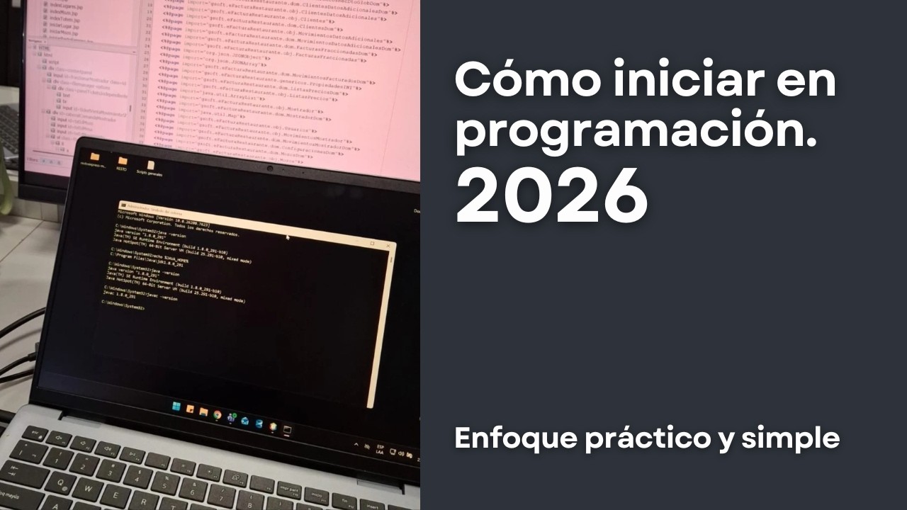 Cómo iniciar en software en 2026: ten esto en cuenta.