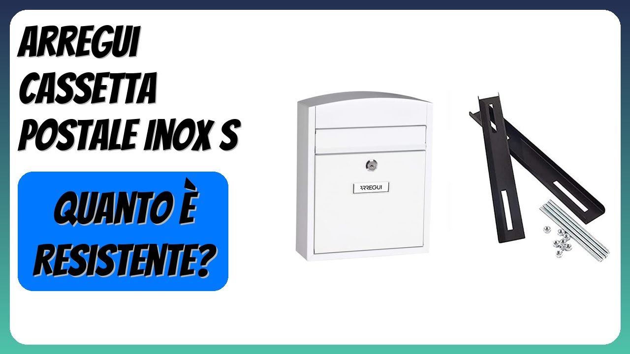 RECENSIONE (2026) : Arregui Cassetta Postale Inox S. DETTAGLI
