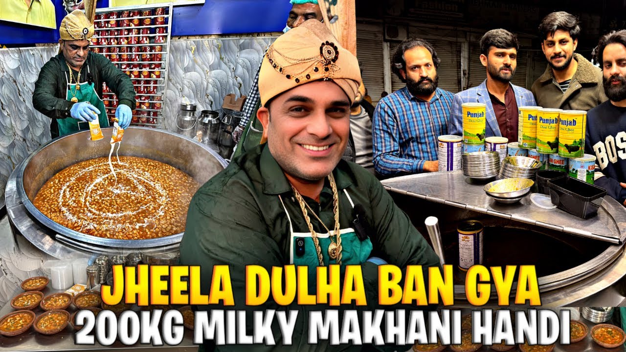 JHEELA DULHA BAN GYA😍DOSRI SHADI HONAY LAGI🧐NEW MILKY MAKHNI HANDI🥰JEELA FOOD POINT NEW LOCATION