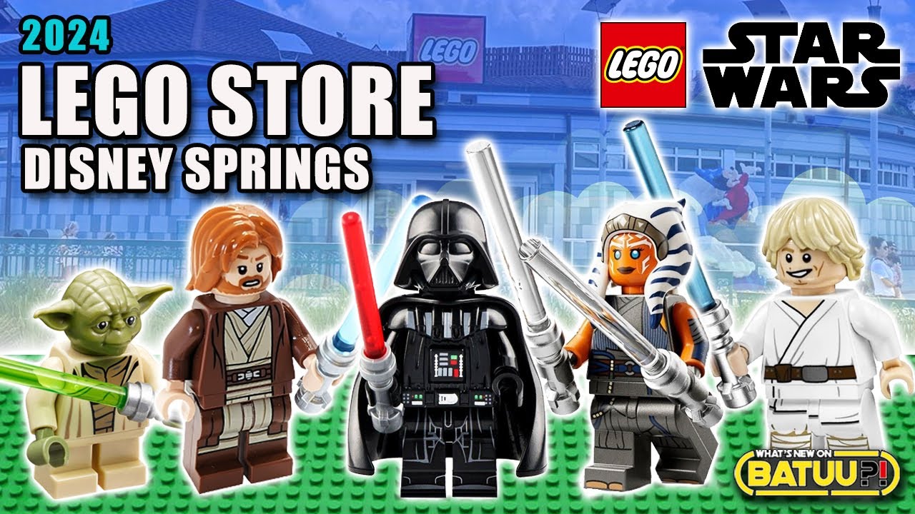 SO MANY STAR WARS LEGO SETS ! | 2024 Disney Springs Lego Store Shopping Tour