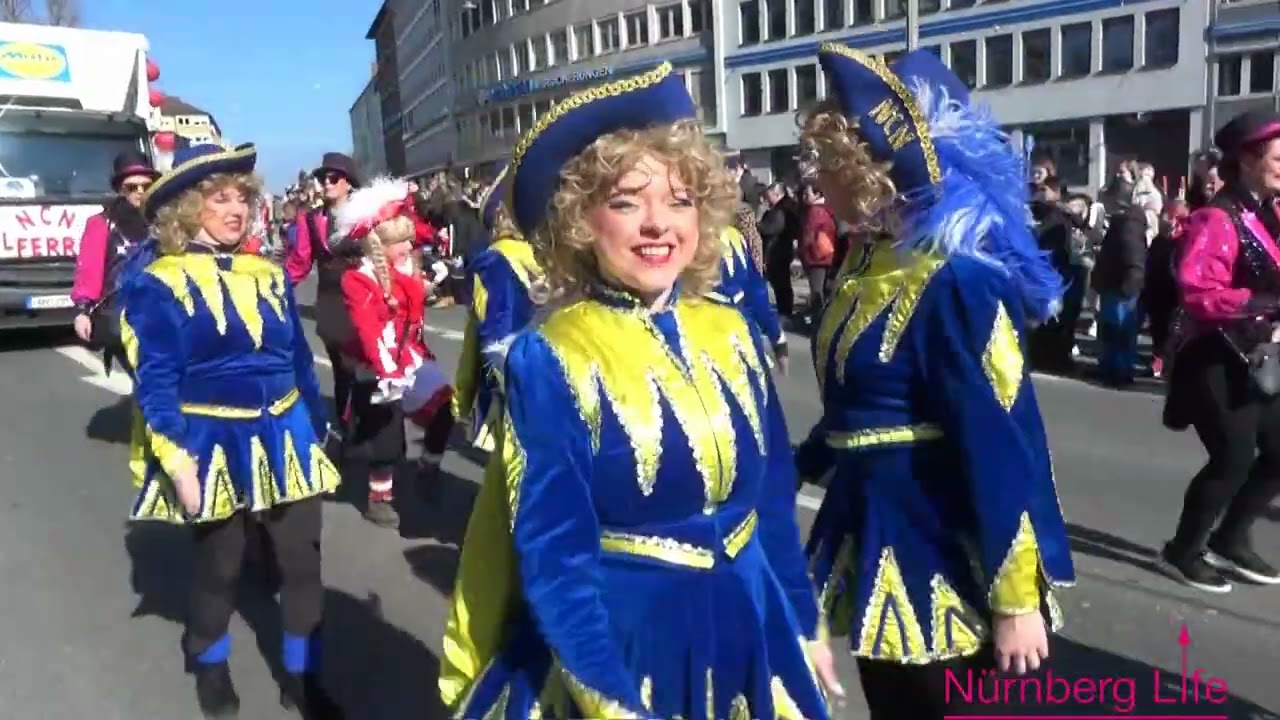 Närrischer Ausnahmezustand! 🎭🎉 So feierte Nürnberg den Faschingsumzug 2024