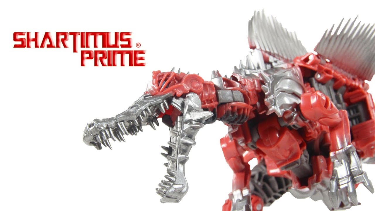 Transformers Voyager Scorn The Last Knight Movie Hasbro Dinobot Action Figure Toy Review