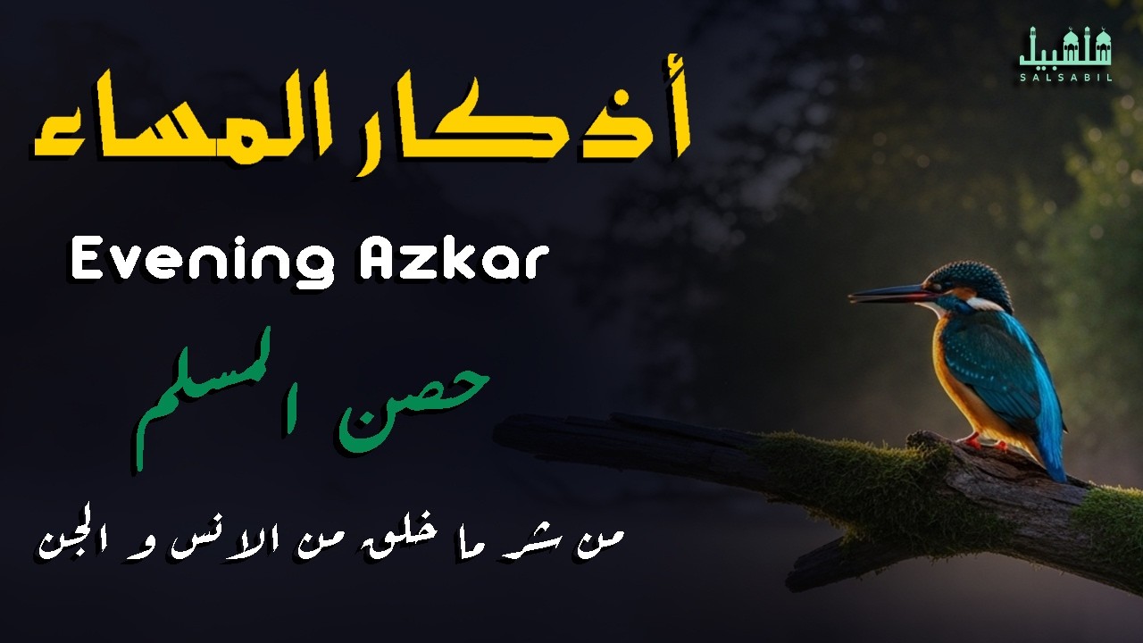 اذكار المساء راحة وسكينة لقلبك تحصن بيتك وأهلك Dzikir Malam Evening azkar By Alaa Aqel