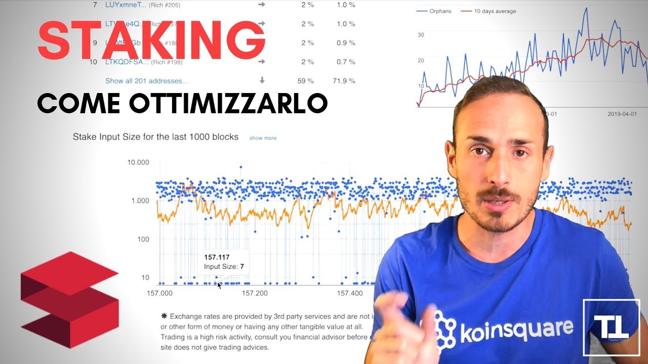 Ottimizzare lo Staking  - Scrypta e Lyra Inputs Tutorial