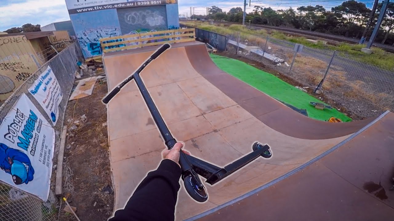 Riding INSANE NEW Scooter ramp