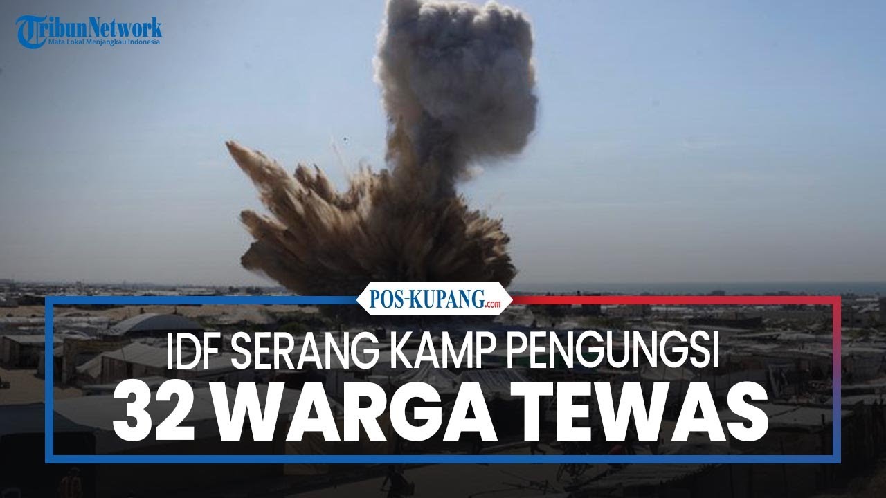 IDF Serang Kamp Pengungsi di Khan Younis 32 Warga Tewas