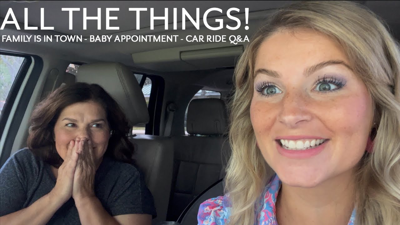 BATES FAMILY IN TOWN - BABY WILLIAM APPOINTMENT - CAR RIDE Q&A WITH MOM!