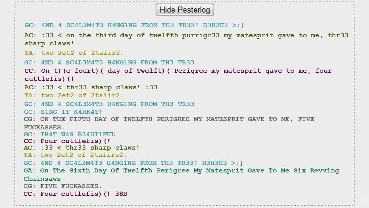 【Homestuck】 The Twelve Trolls of Christmas 【Shiroko】 +mp3