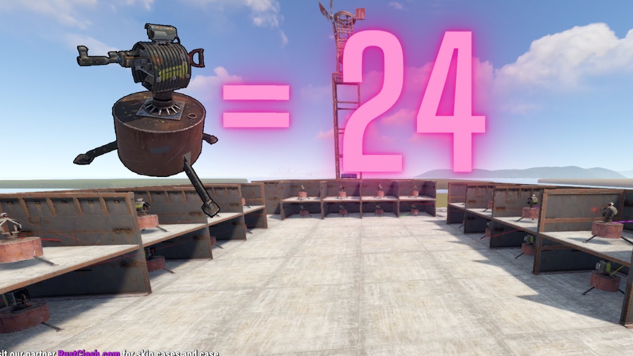 RUST TUTORIAL, PONER MAS DE 12 TORRETAS STOP NERFEO AUTO TURRET 12