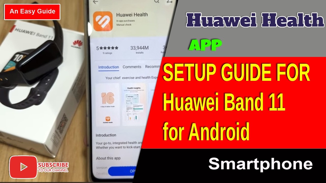 Как подключить фитнес-браслет Huawei Band 11 к телефону Android