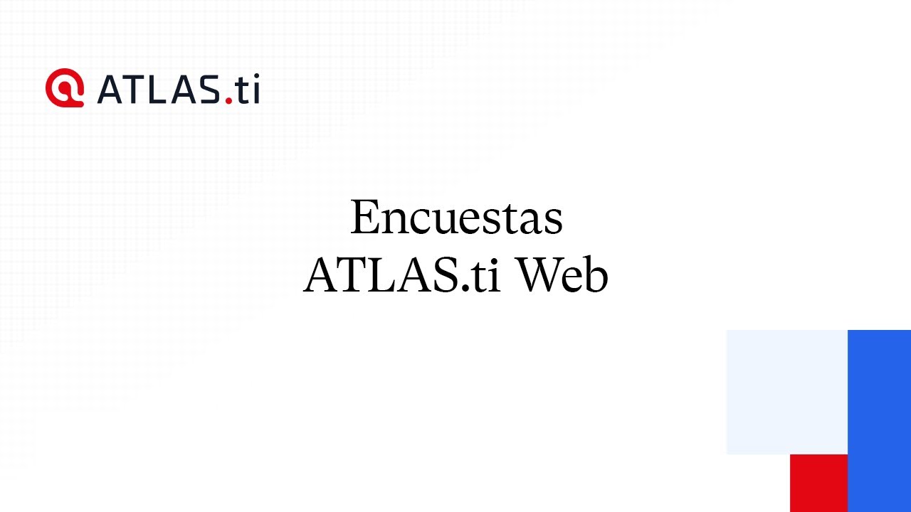 Trabajando con encuestas en ATLAS.ti Web