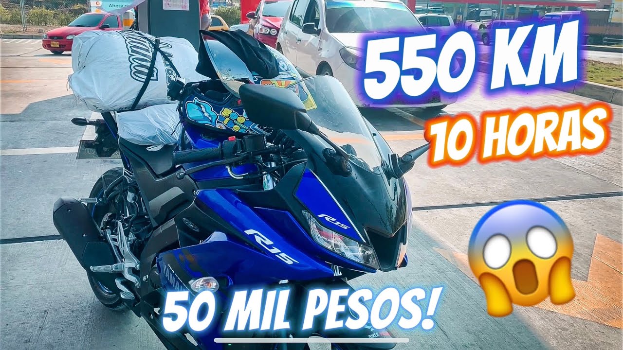 📍Así Fue mi Primer Viaje con La r15 🥴 | Experiencia ❌ Comodidad ❌ Velocidad ❌ Consumo