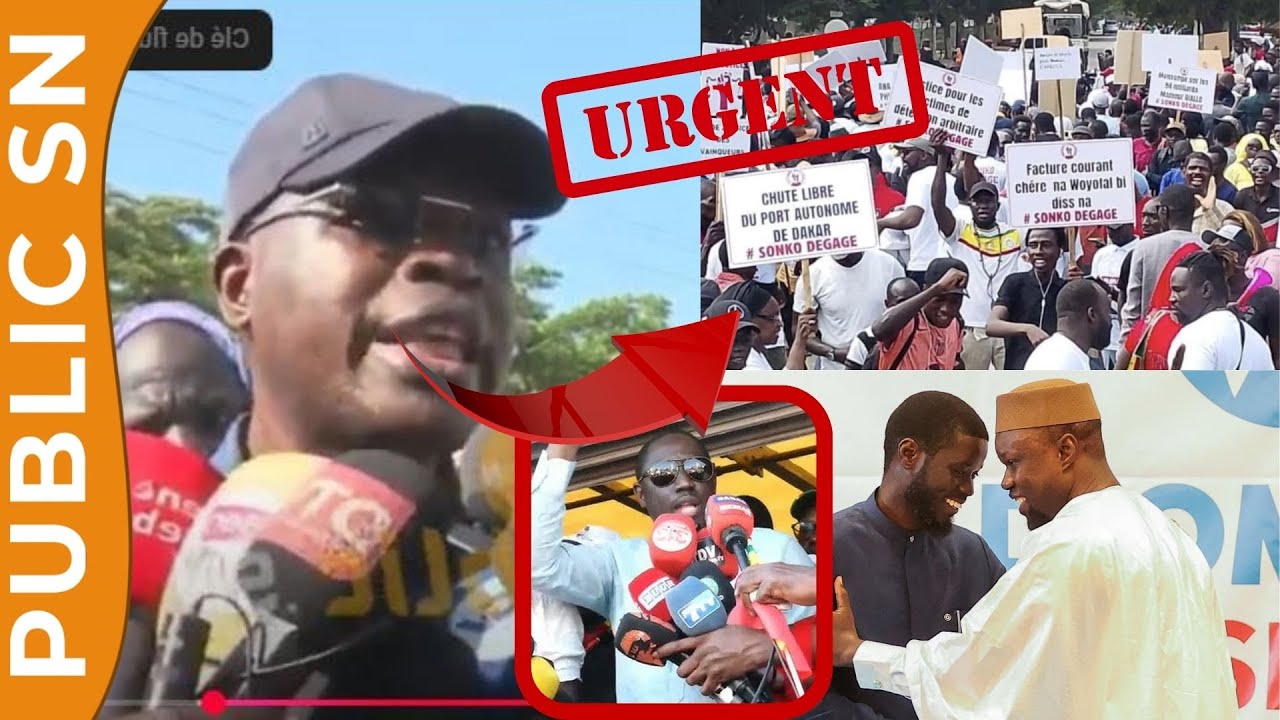 R&eacute;action brulante de Khalifa SALL sur la manifestation de l'opposition contre Sonko-Diomaye