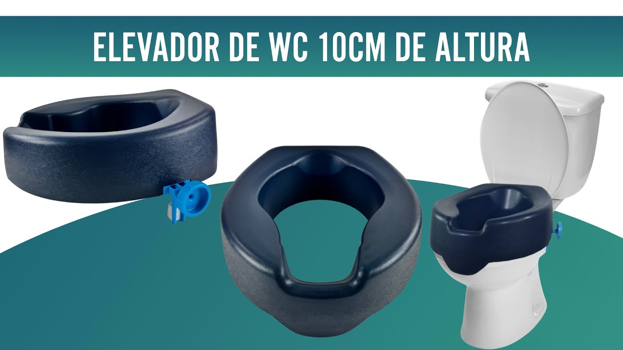 OrtoPrime Elevador WC Macio de 10 cm para Adultos - Elevador Universal Oval