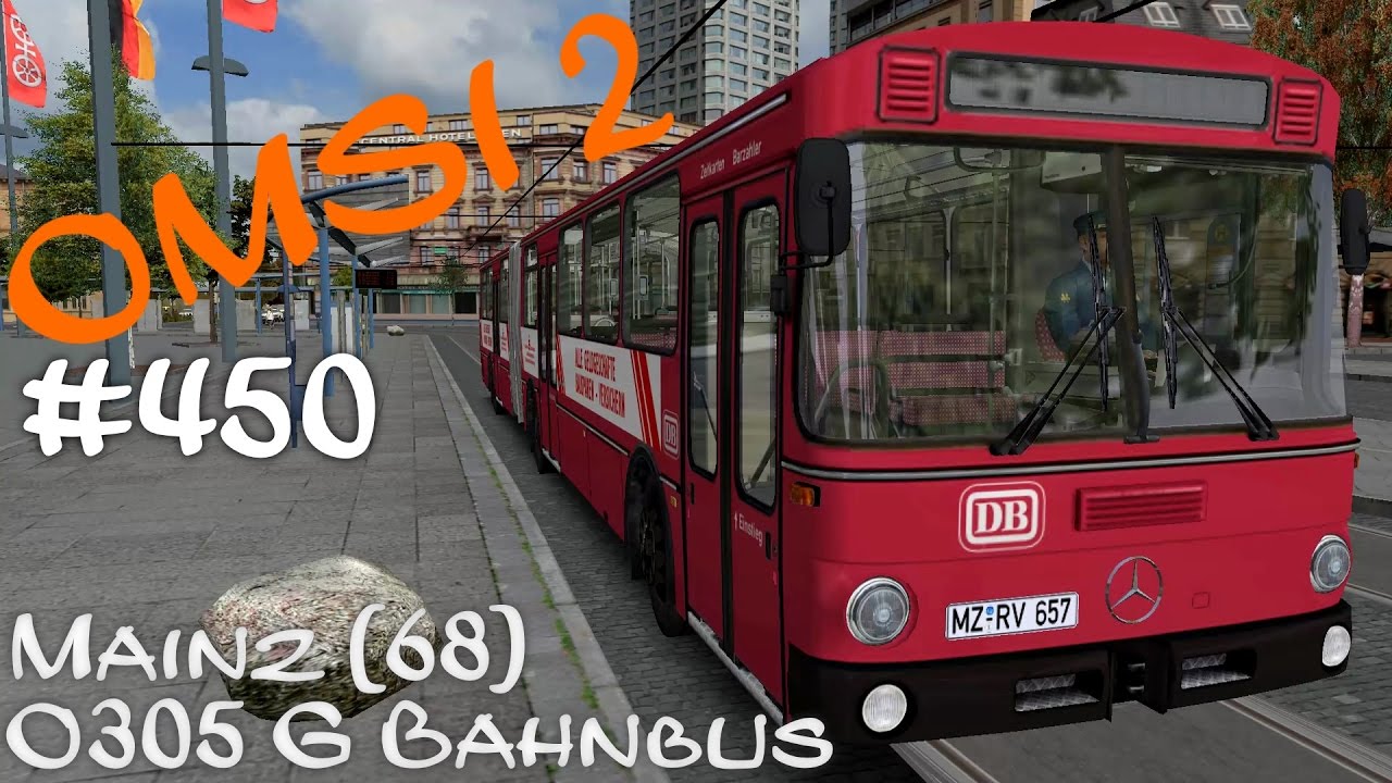 OMSI 2 O305G Bahnbus | Eine Runde Mainz - Kurzläufer (Linie 68)☆ Let's Play OMSI 2 | #450