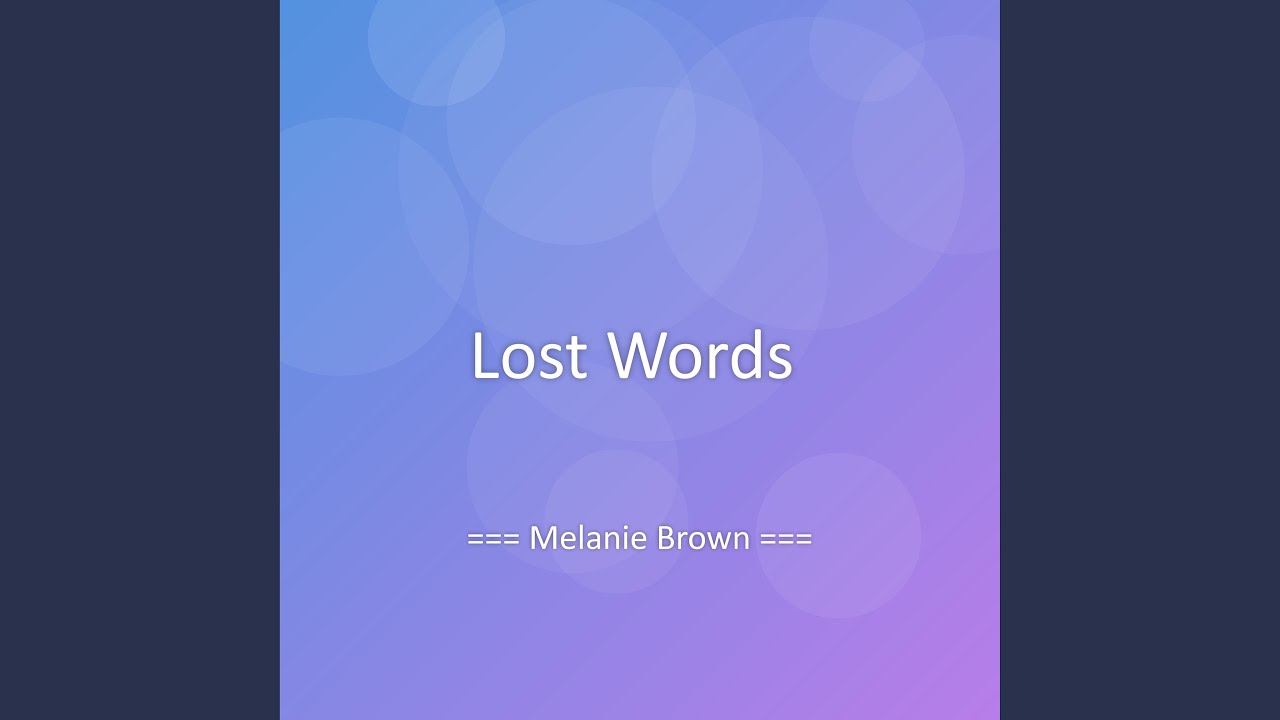 Lost Words