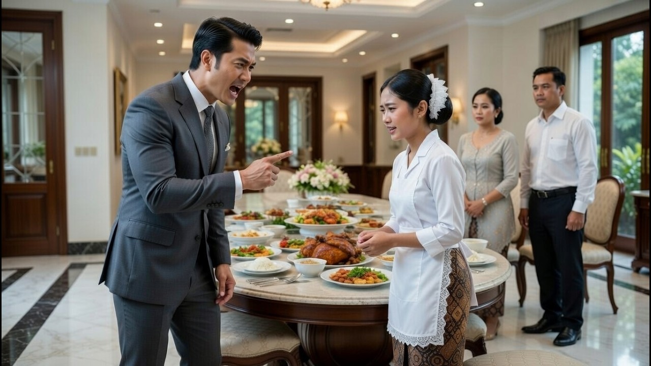 MAJIKAN KAYA MEMECATNYA DI DEPAN SEMUA TAMU, TAPI HANYA DIA YANG BISA MENYELAMATKAN PUTRA SANG BOS