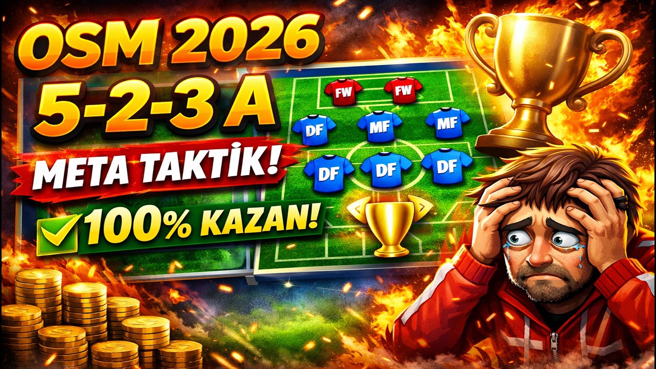 OSM 2026 🔥 5-2-3 A META TAKTİK Mart Güncel | Rakipler Hiç Şans Bulamıyor #osm #onlinesoccermanager
