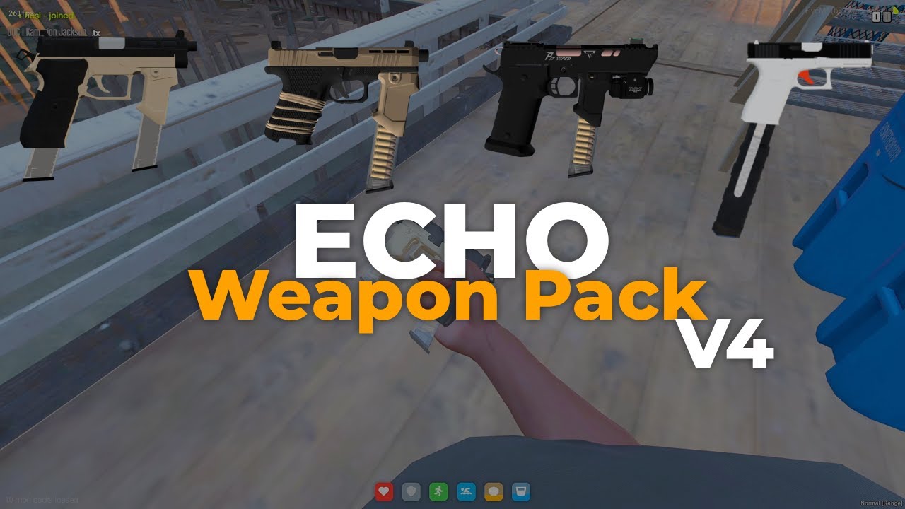 Echo Weapon Pack V4 | Realistic Based + Semi Serious | Realistic + Semi Gun Pack for FiveM Servers