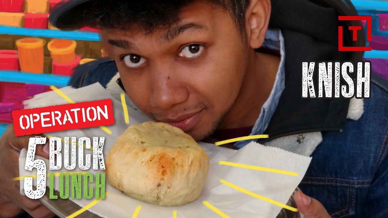 The Best Cheap Knish in New York City || 5 Buck Lunch
