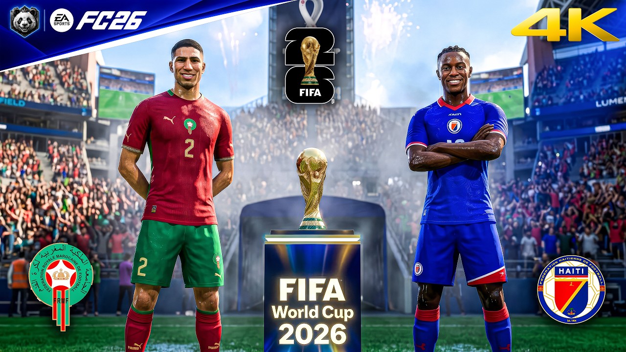 FC 26 &mdash; Марокко против Гаити &mdash; Чемпионат мира по футболу 2026, полный матч | PC&trade; [4K60]