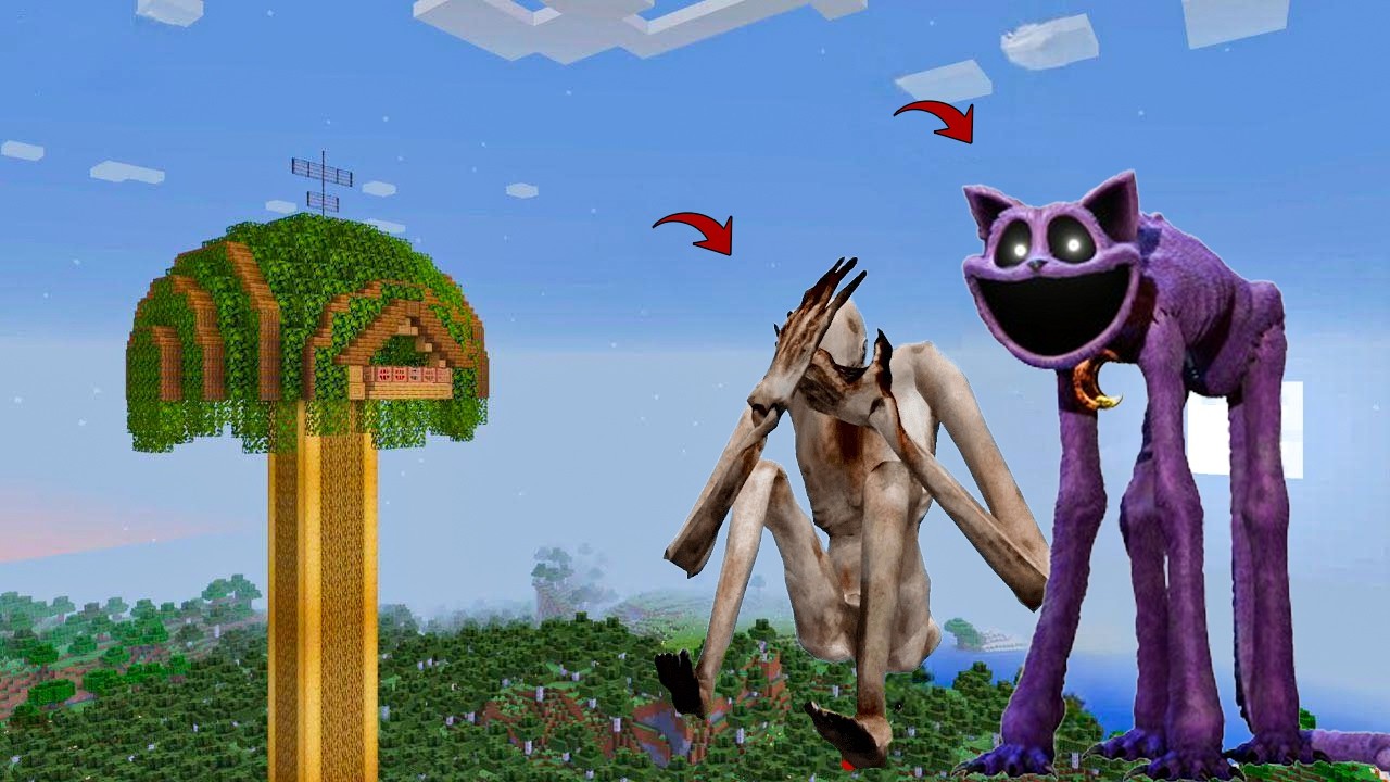 SURVIVING FROM SHIN TAILS and more ARRIVAL in Minecraft - Minecraft Horror Gameplay😱 - Coffin Meme