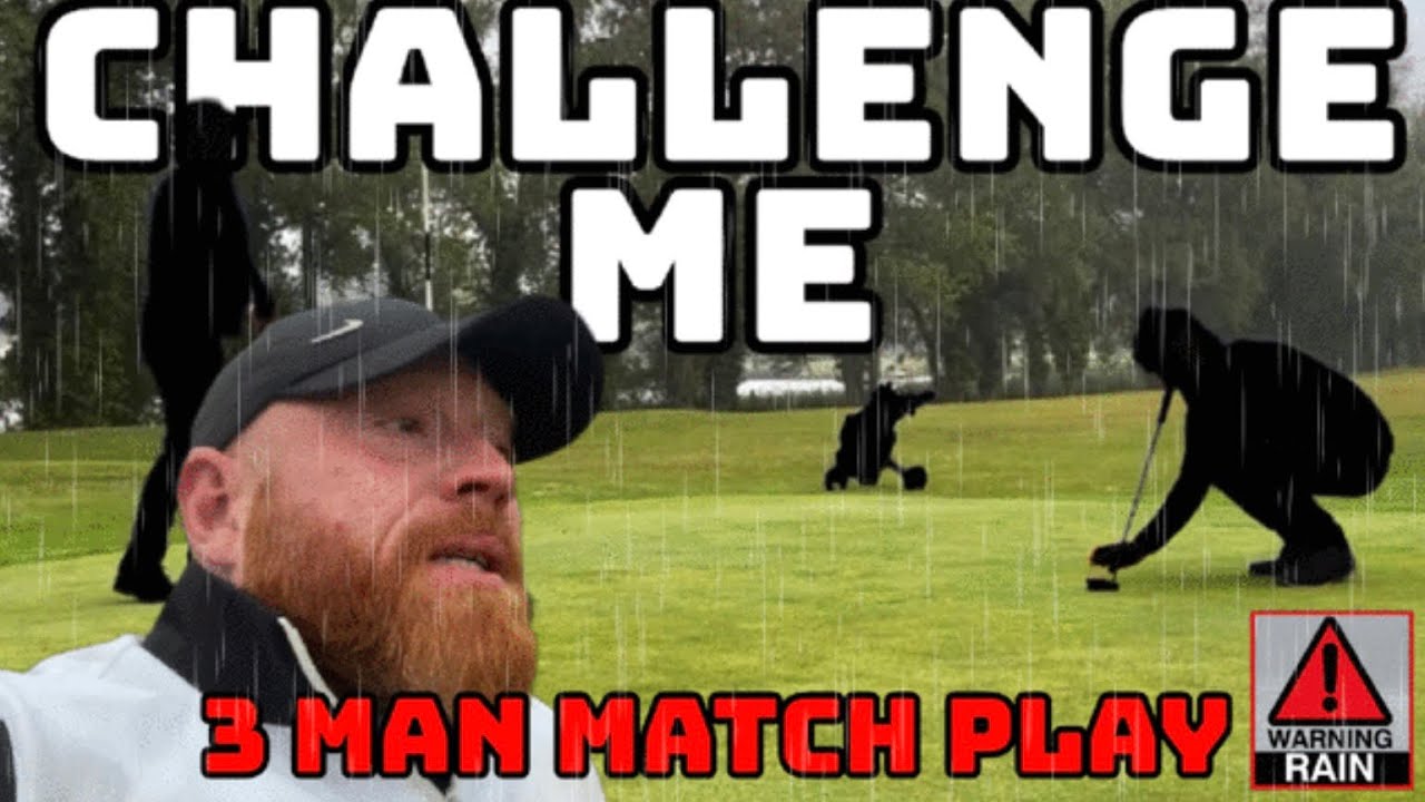 3 MAN SCRAMBLE | Challenge Me | 9 Holes | Golf Vlog | 460 Golf