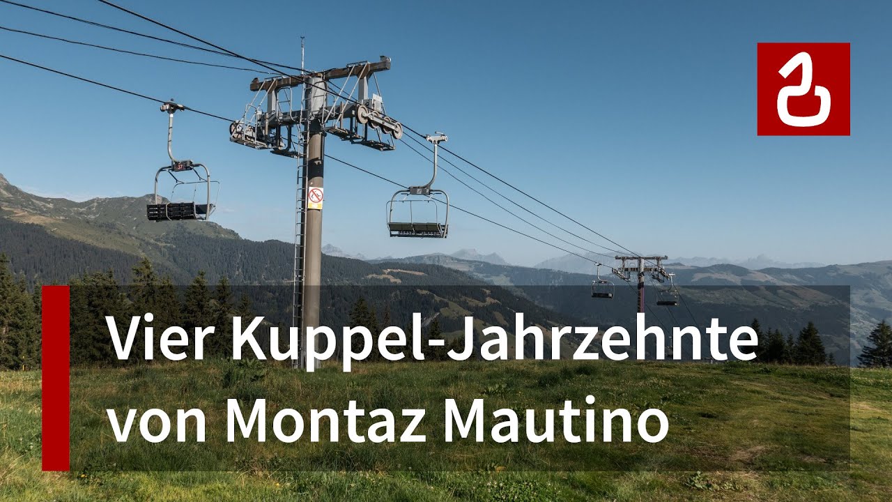 Sesselbahn Arêches-Beaufort - Grand Mont | Kuppel-Prototyp von Montaz Mautino am Mont Blanc