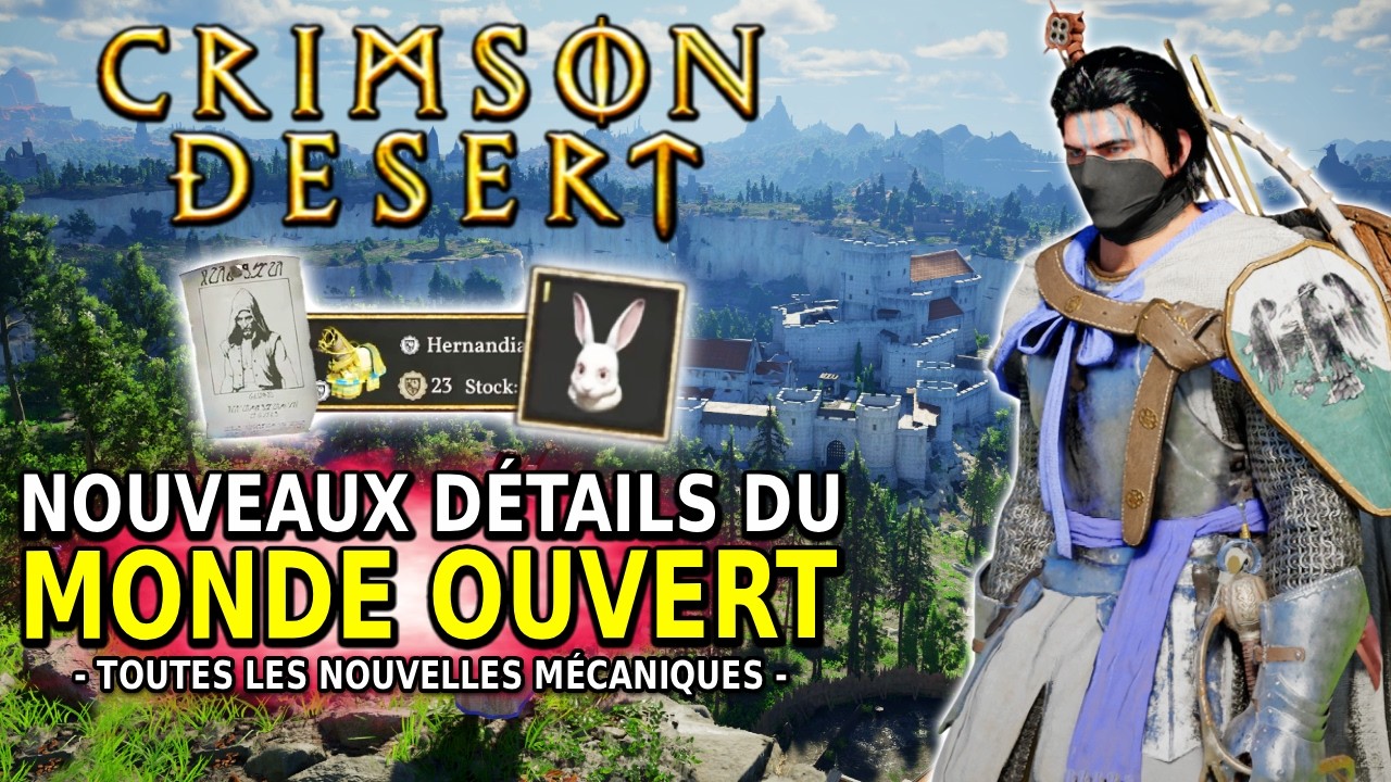 Crimson Desert - ENCORE de NOUVELLES Mécaniques du MONDE OUVERT (Secrets, Factions & Montures)