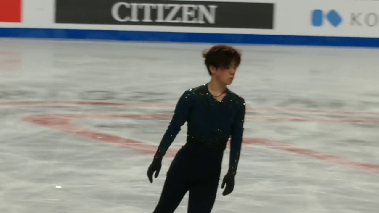 Shoma UNO 宇野 昌磨 - FS practice - 2018 Grand Prix Final