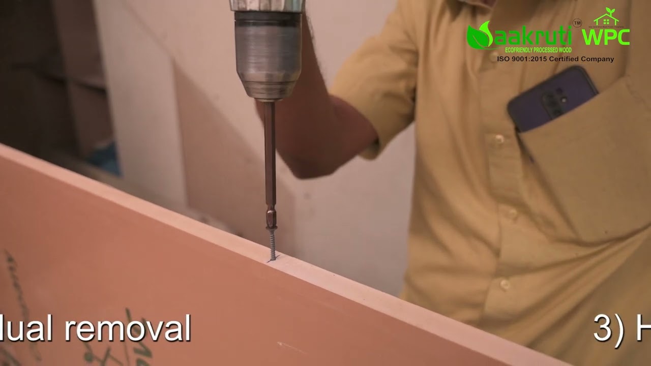 Aakruti WPC Board Screw Holding test