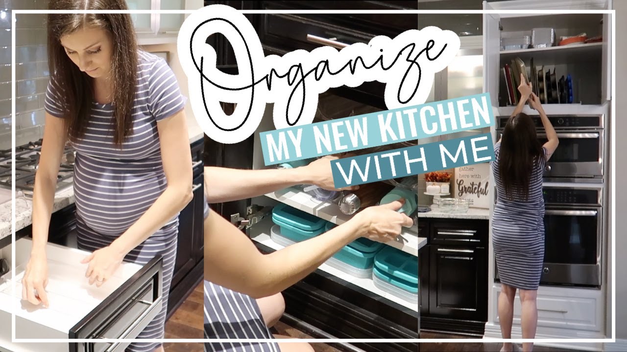 ORGANIZING MY NEW KITCHEN WITH ME // Full Kitchen Organization & Tour of Everything!