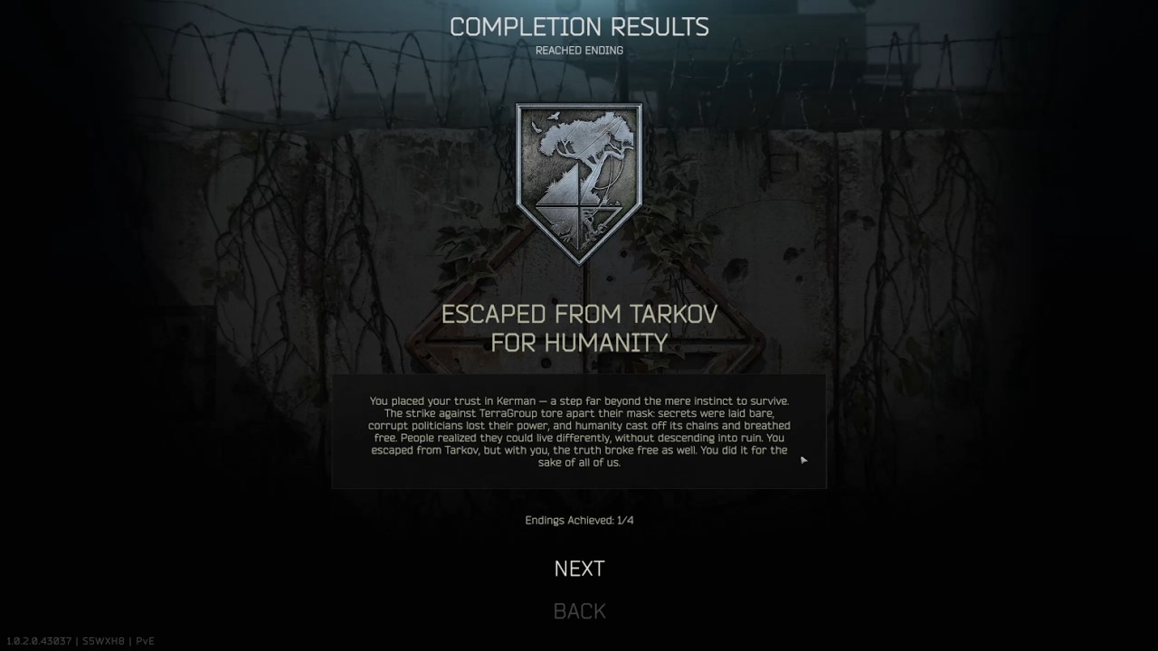 Escape From Tarkov Terminal Raid | Savior Ending | PvE