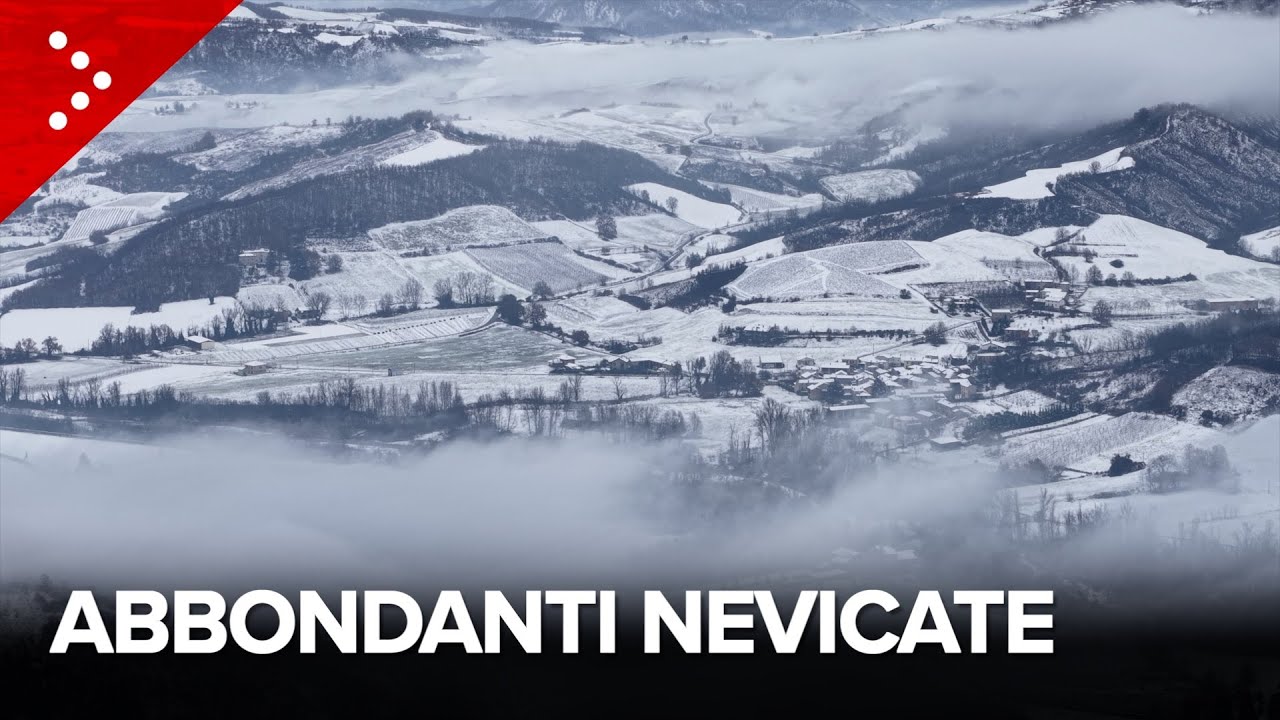 La neve continua ad imbiancare il nord Italia: accumuli in Emilia, Piemonte, Toscana e Veneto