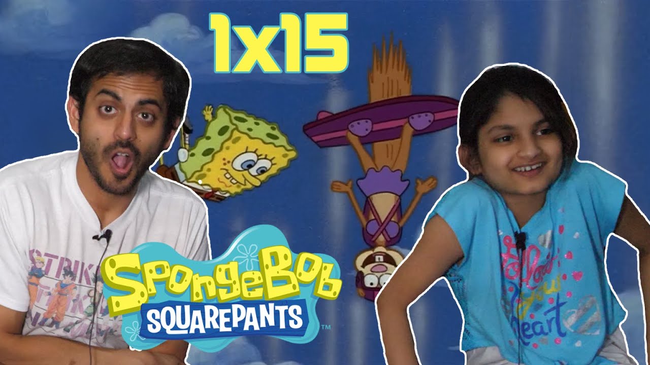 My Cousin and I watch Spongebob Squarepants 1x15 Sleepytime/Suds REACTION - Nahid Watches