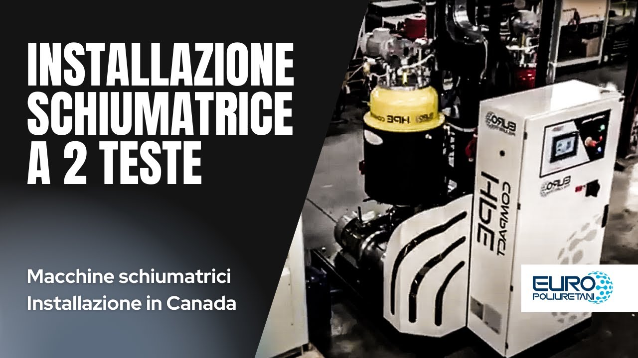 Macchina Schiumatrice a due teste con iniezione automatica