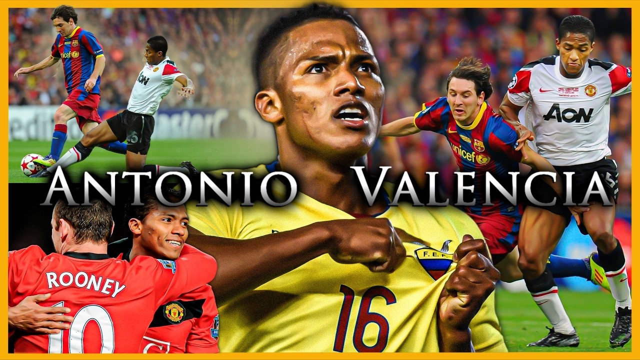 El Ecuatoriano que hizo TEMBLAR al mejor Messi | ANTONIO VALENCIA 🇪🇨 HISTORIA