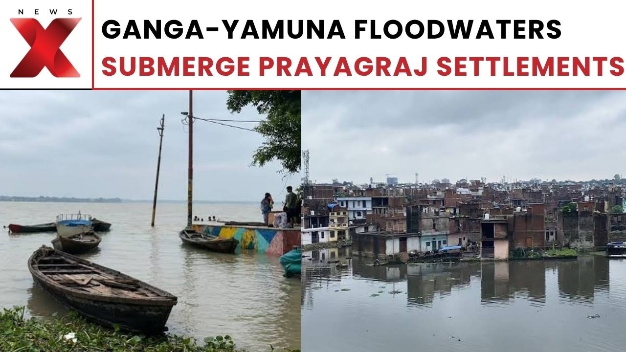 Prayagraj Flood Crisis: Ganga-Yamuna Waters Enter Settlements, Submerge Lowlands | NewsX