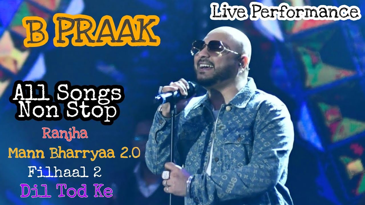 B praak performing at 52 Iffi Goa | Teri Mitti | Ranjha | Dil Tod Ke | Mann Bharya | Filhaal