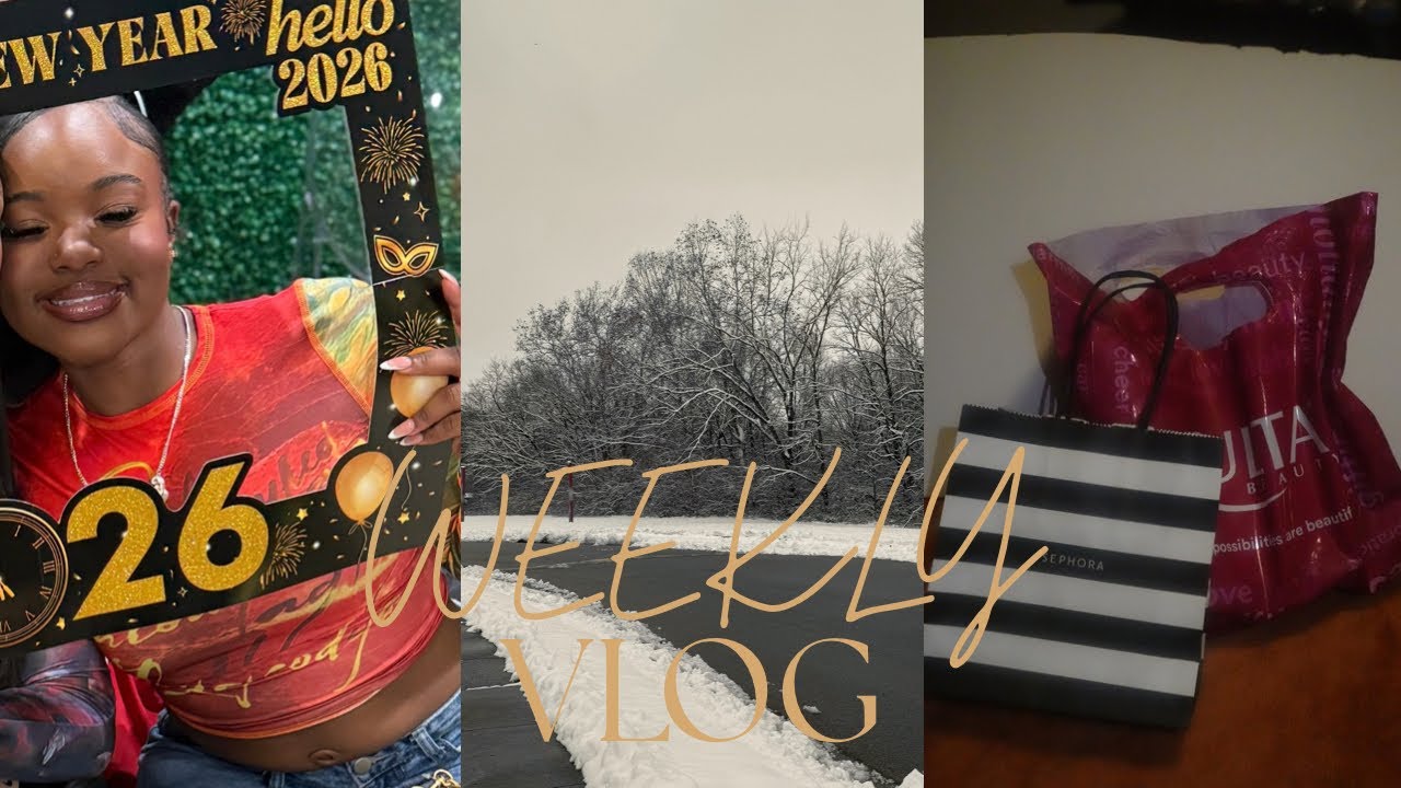vlog: new makeup!,new years, hauls, and moreeee 