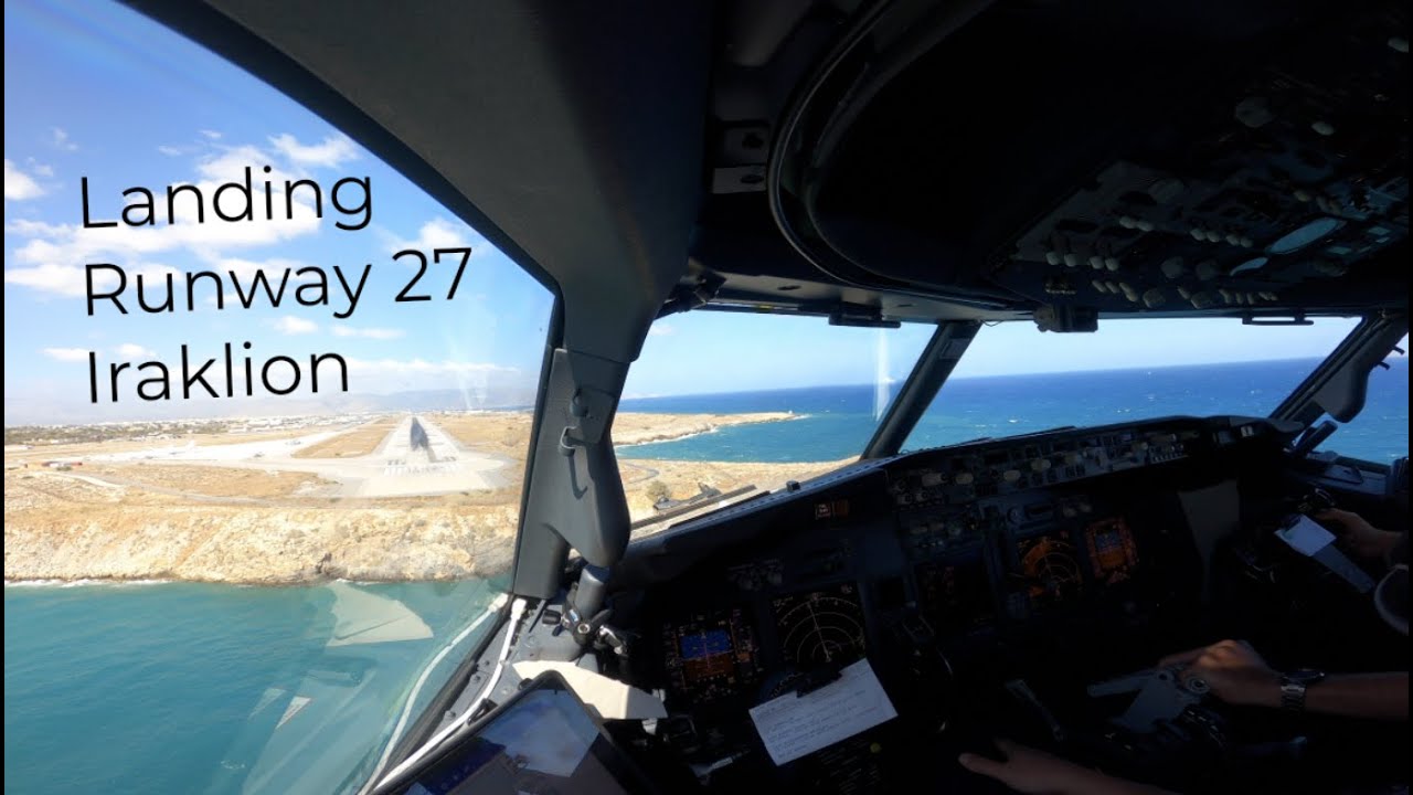 RNAV (GNSS) approach runway 27 Iraklion Nikos Kazantzakis airport (HER LGIR).