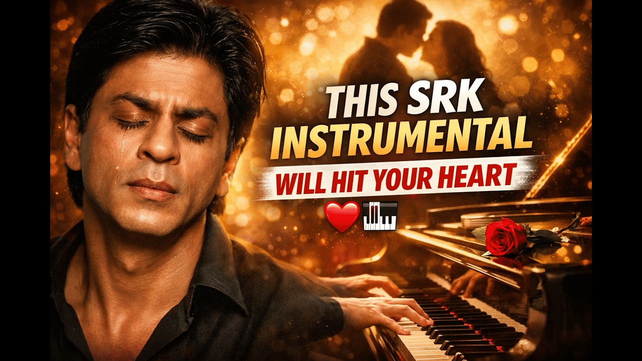 SRK Melodies on Piano 🎹 | Romantic Bollywood Instrumental Cover | Pure Nostalgia