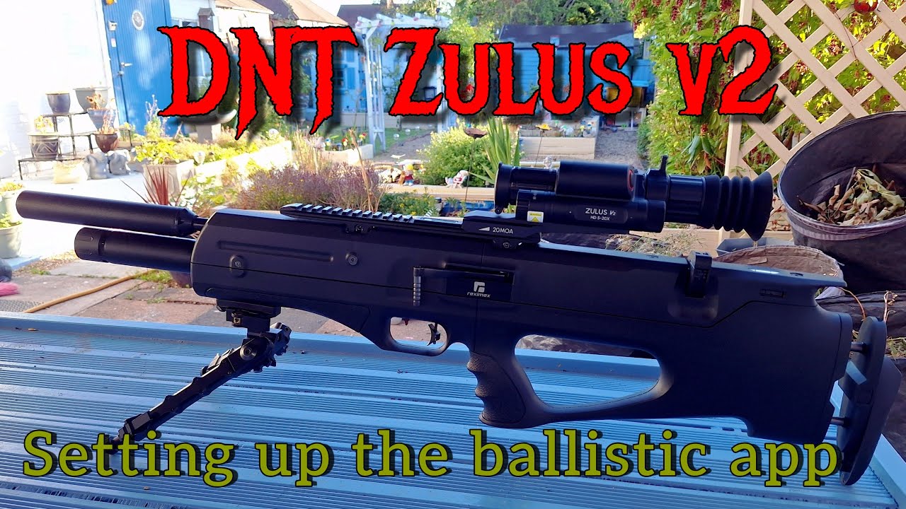 DNT Zulus v2 — Настройка баллистического приложения