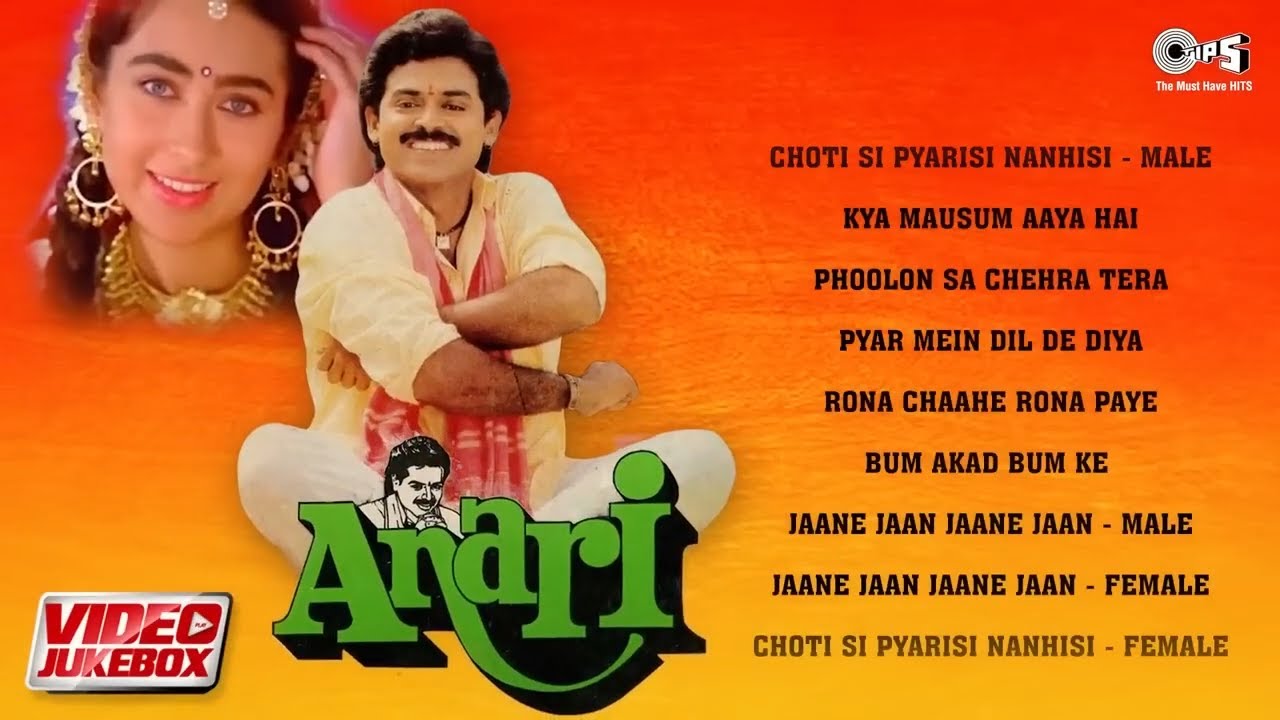 🎧 अनारी मूवी सुपरहिट गाने | Anari Movie All Songs | Video Jukebox 🎶 Venkatesh & Karisma Kapoor