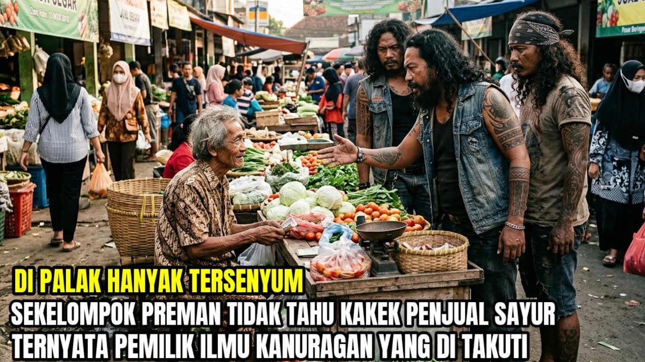 DI PALAK HANYA TERTAWA ‼️ PREMAN SALAH PILIH LAWAN TERNYATA KAKEK PENJUAL SAYURAN TERNYATA SAKTI 