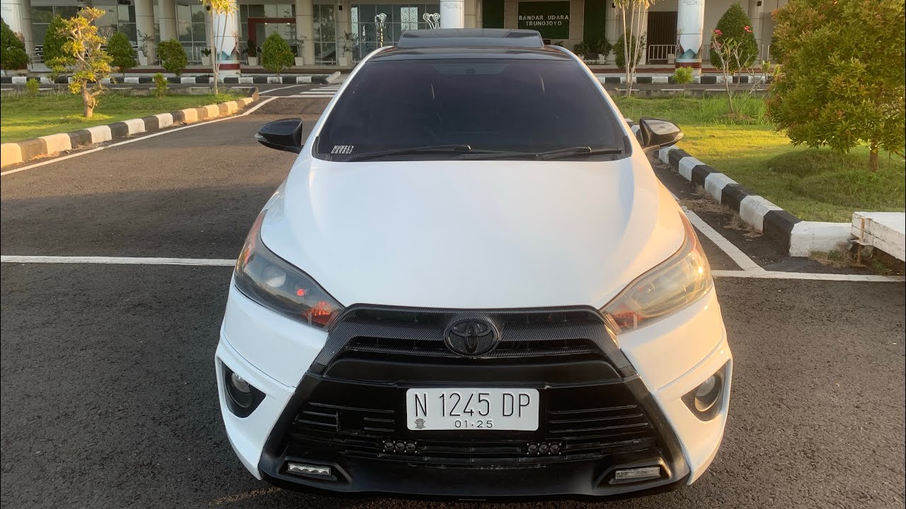 Upgrade spion yaris tipe G jadi TRD