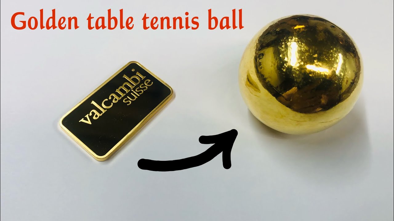 Golden Table tennis ball, how it's made