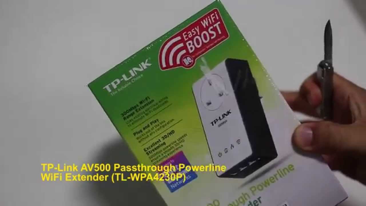 TP Link AV500 Passthrough Powerline TL-WPA4230P Setup